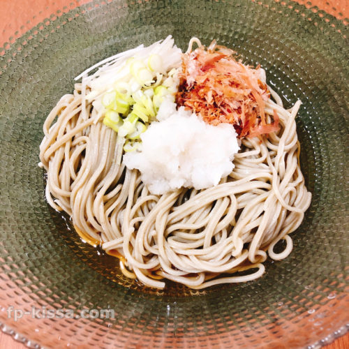 食べる前に出汁をかける